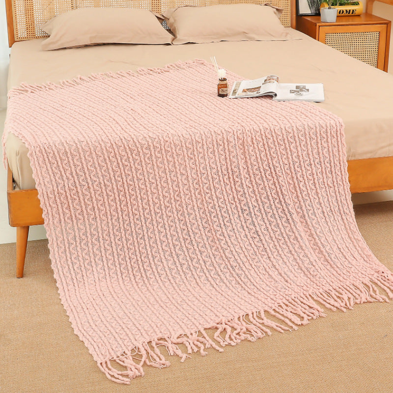 Damen hochwertige gestrickte Decke Brehn