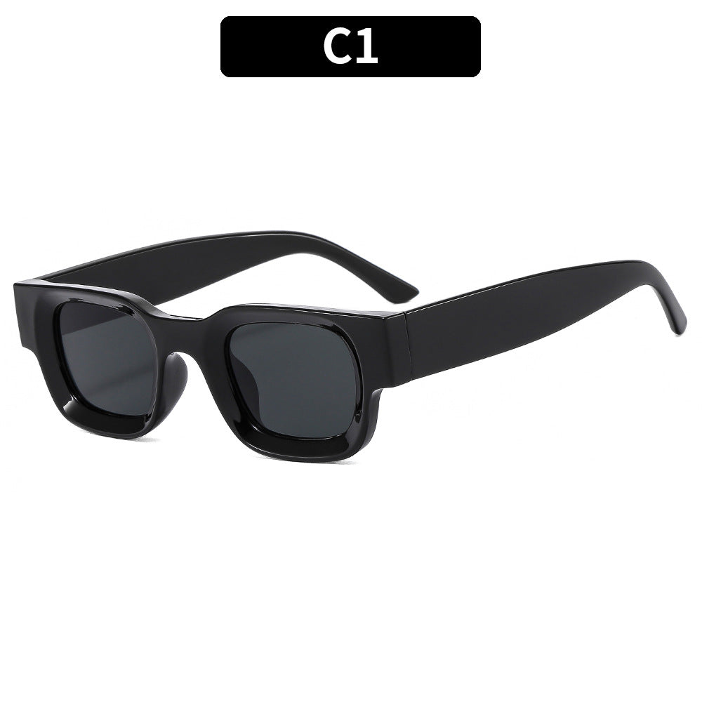 Stylische Retro Quadrat Sonnenbrille