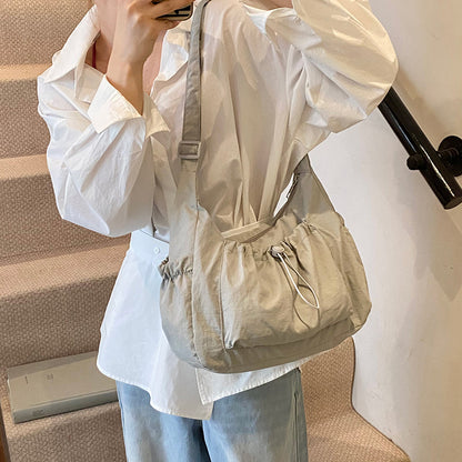 Minimalistische Kordelzug Hobo Tasche
