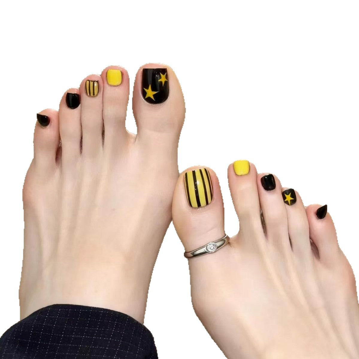 Thematisches Press-On Pediküre-Set