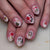 Elegante Kunstnägel mit Festlichen Weihnachtsmotiven Brehn