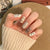 Künstlerisches Press-on-Nagelset mit einzigartigen Charakterdesigns Brehn
