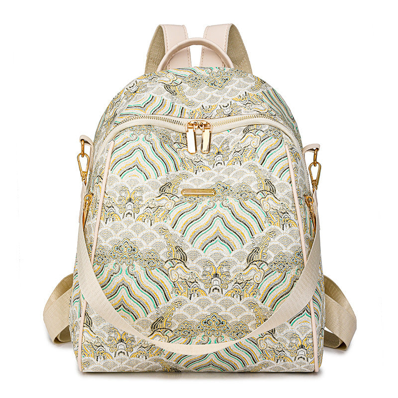Bohemian gemusterter Rucksack