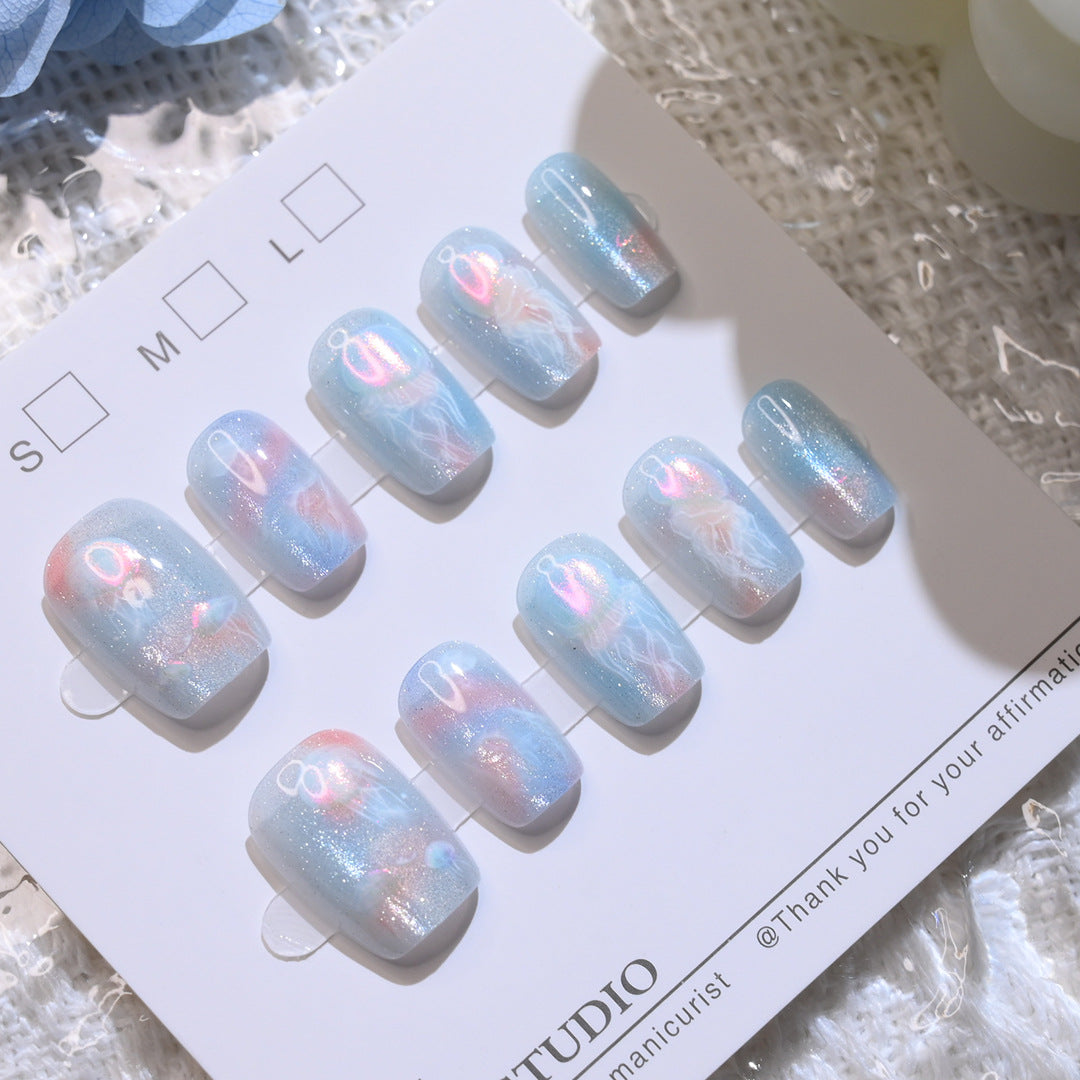 Elegantes Press-On Nagelkunst-Set Brehn