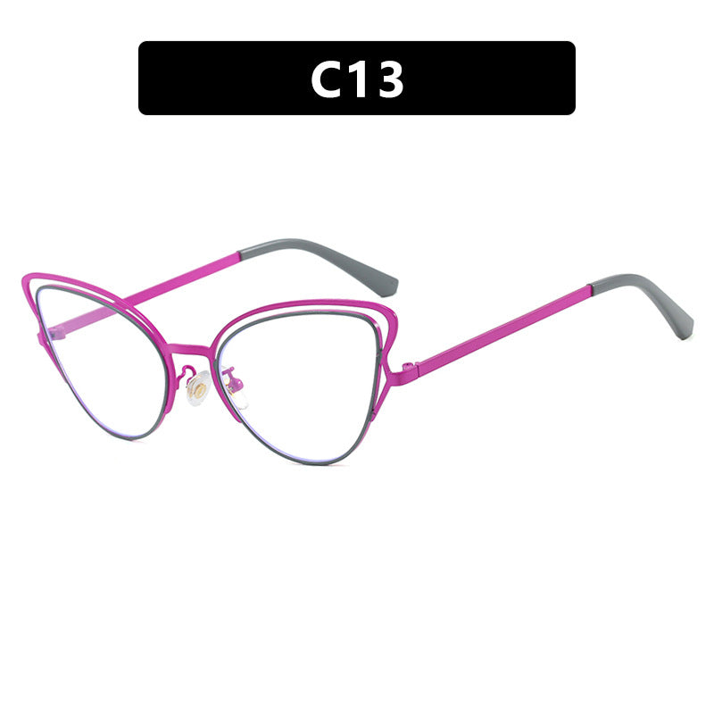 Damen Cat-Eye Brille mit edlem Metallrahmen und komfortabler Passform Brehn