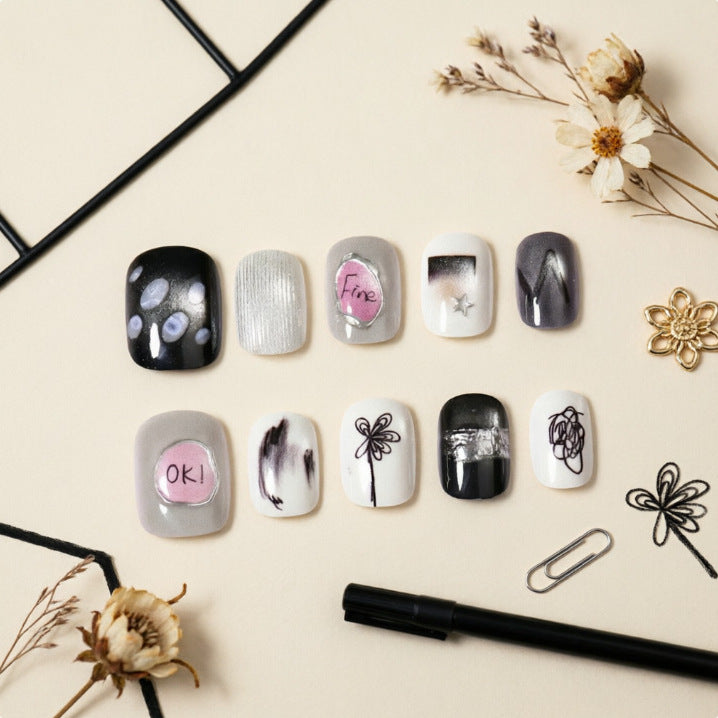 Kreatives Kunstnagelset Brehn