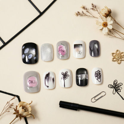 Kreatives Kunstnagelset Brehn