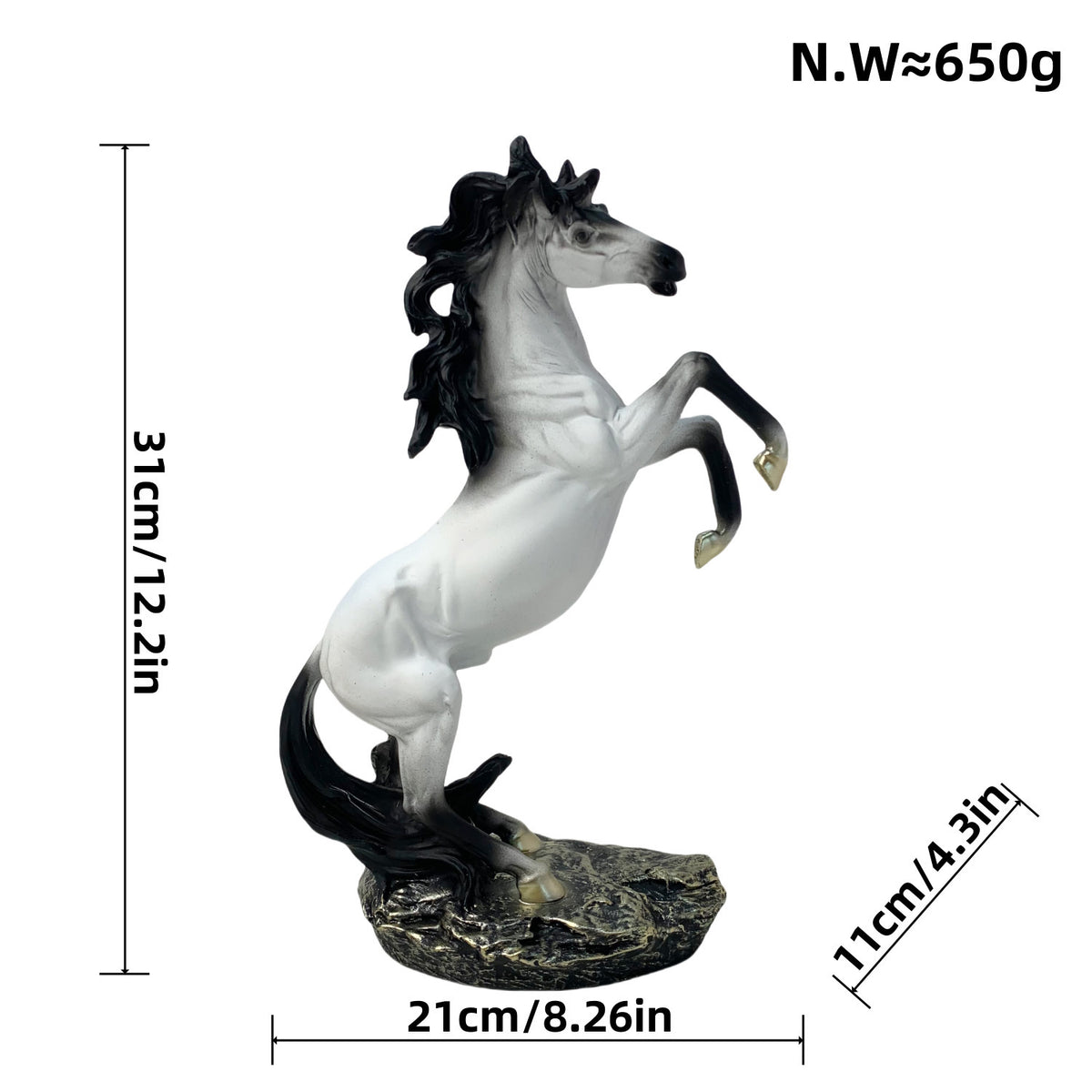 Pferde-Statuette Brehn