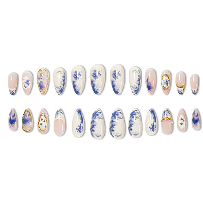 Blumendesign Acryl-Nagelverlängerungen Brehn