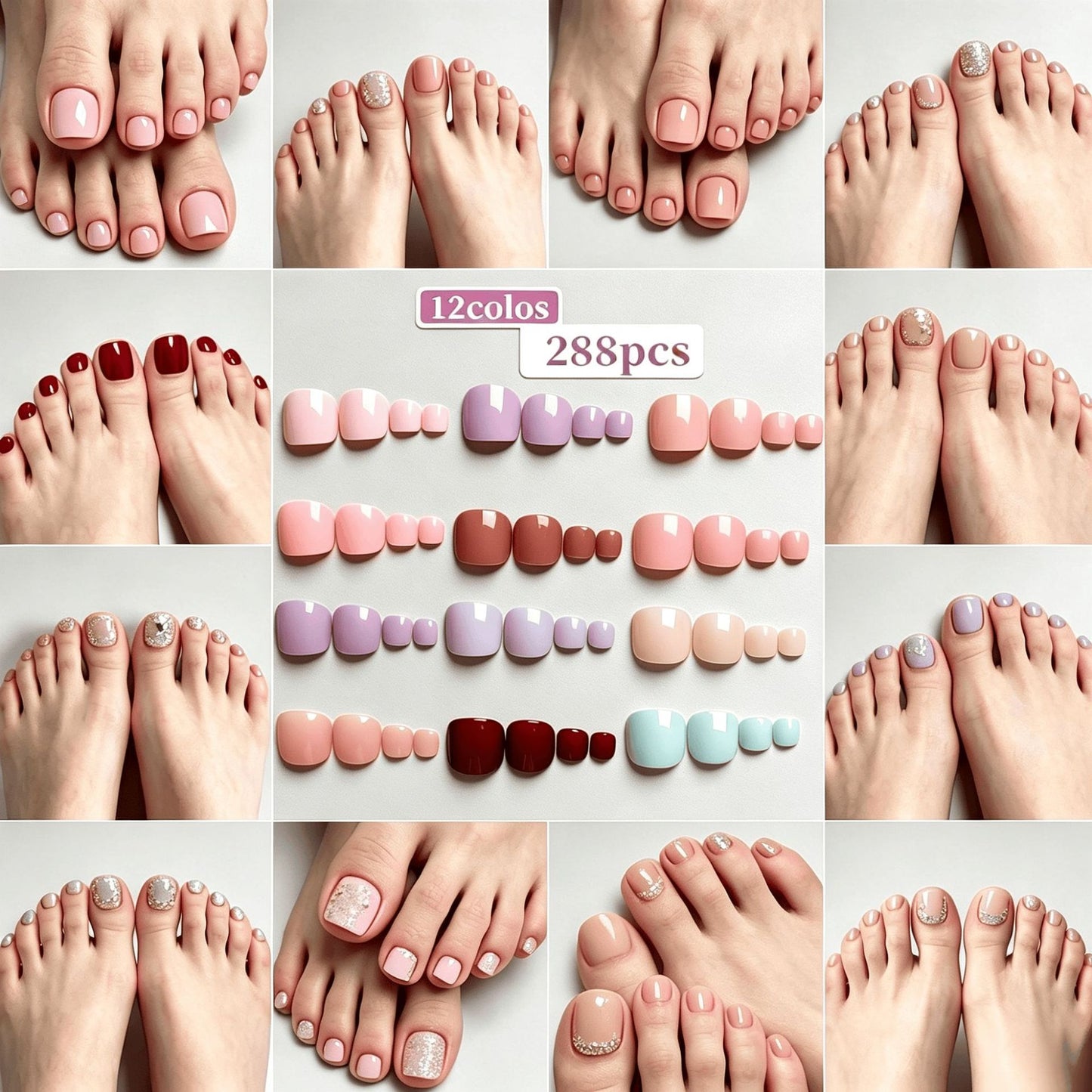 Premium Classic Press-On Nail Set Brehn