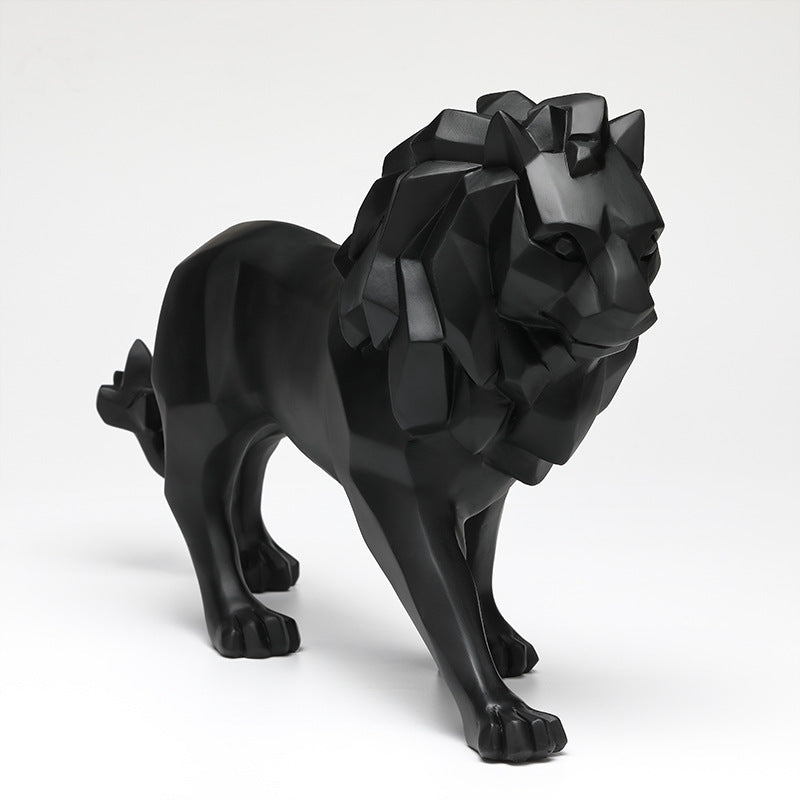 Elegante und moderne Löwen Skulptur Brehn
