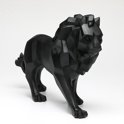 Elegante und moderne Löwen Skulptur Brehn