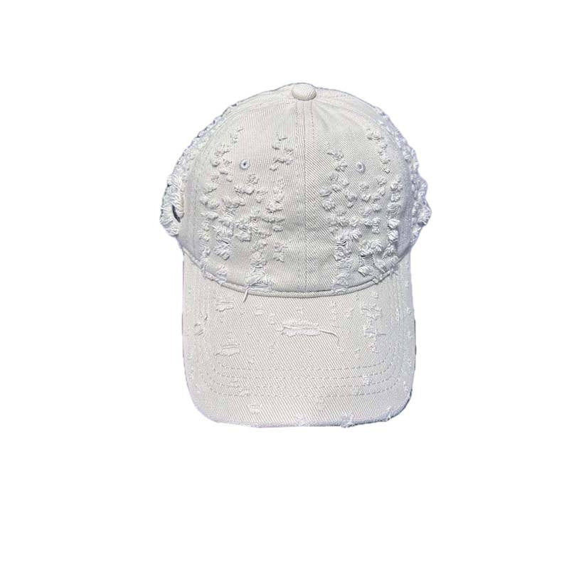 Damen Verwitterte Denim-Stil Baseballmütze Brehn