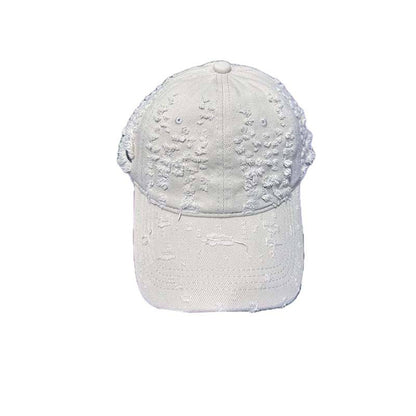 Damen Verwitterte Denim-Stil Baseballmütze Brehn