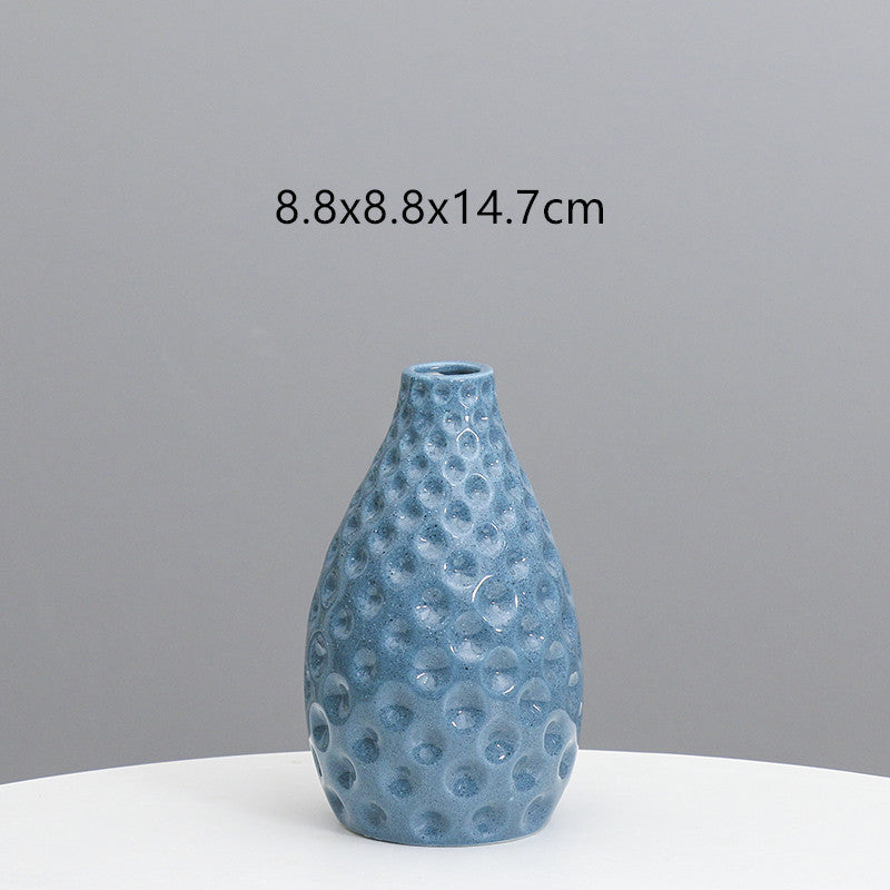 Texturierte Keramische Dekorative Vase Brehn