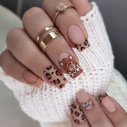 Verspielte Tier-Themen Nagelkunst Brehn