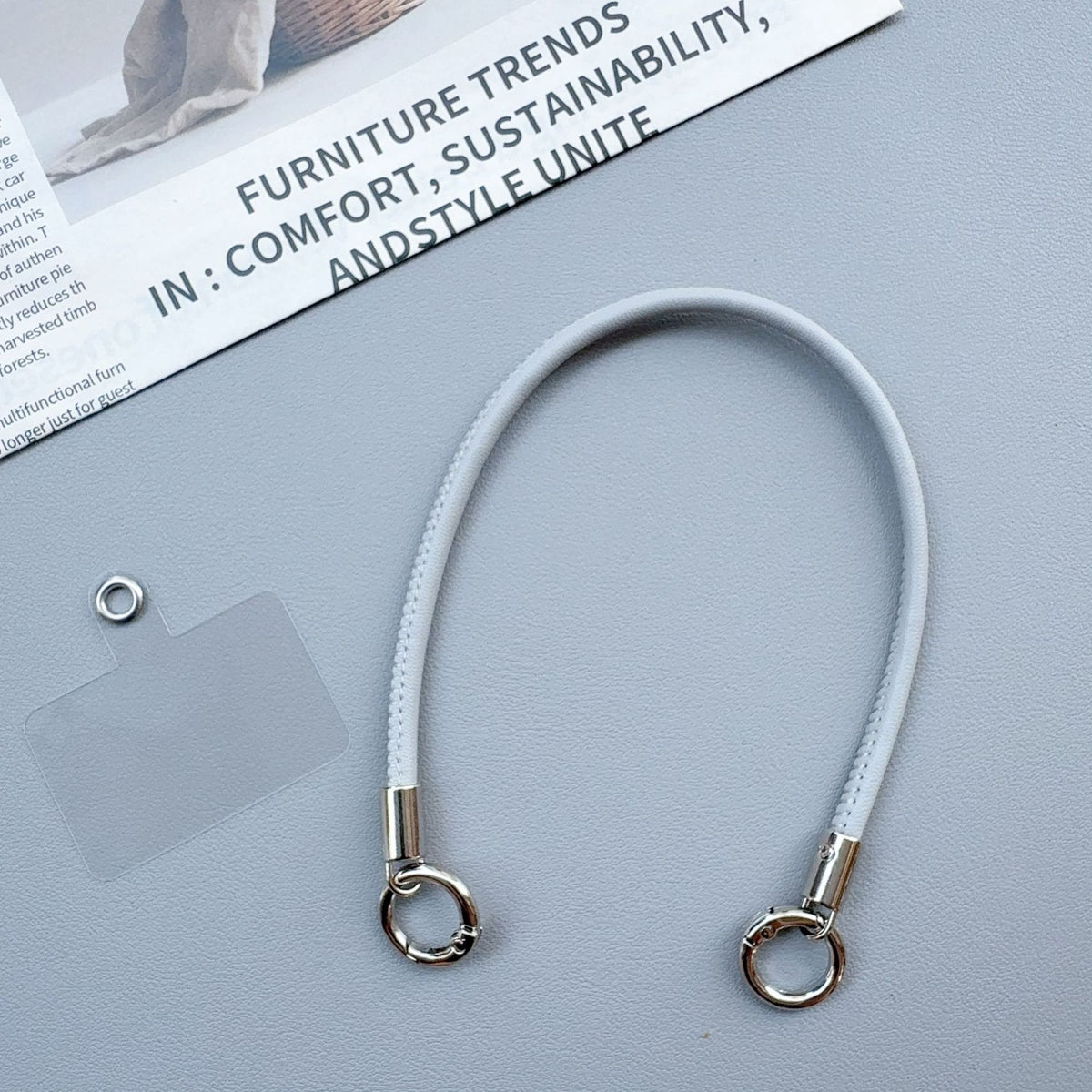 Premium langlebiger Schlüsselband mit Metallclips Brehn