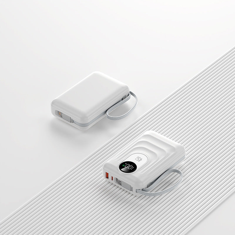 Tragbare Powerbank mit Schneller Wireless-Ladefunktion und Digitaler Anzeige Brehn