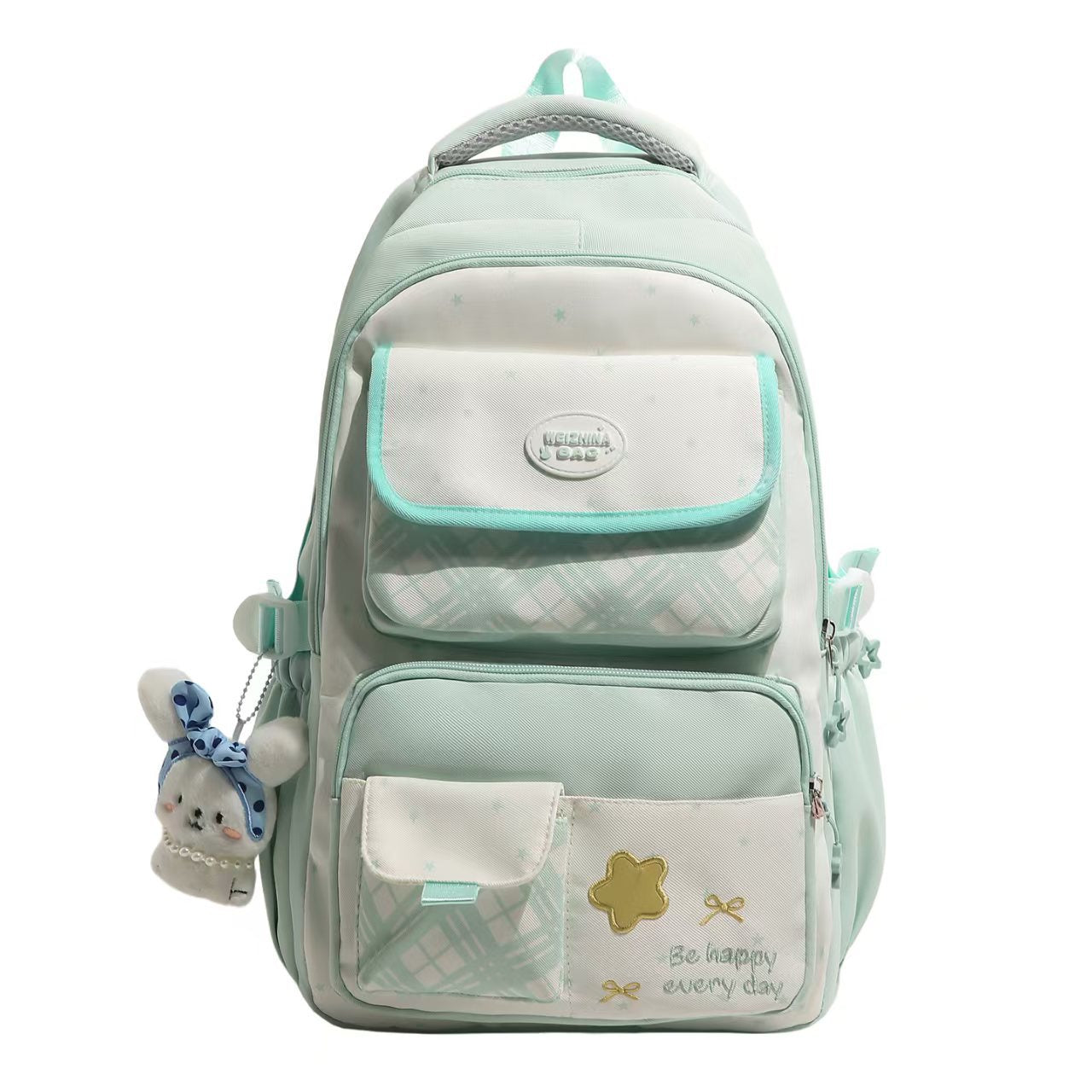 Multi-Compartt Plüsch Charakter Rucksack Brehn
