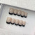 Elegante French Tip Drucknägel mit hochglänzendem Finish Brehn