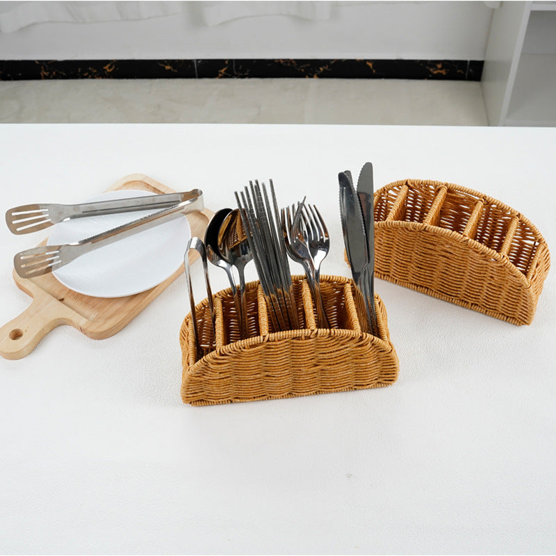 Woven Multi-Compartment Storage Caddy Brehn