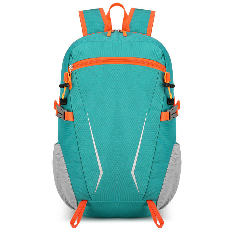 Unisex nan leichter Tagesrucksack mit reflektierenden Einsätzen, gepolstertem Rücken und seitlichen Netz-Taschen Brehn