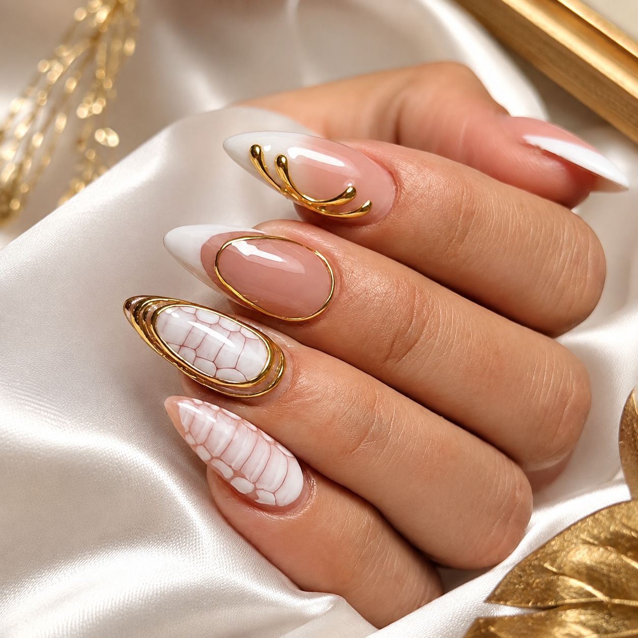 Premium Nägel mit Kunstdesign Brehn
