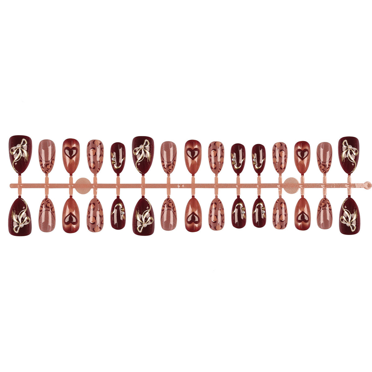 Dekoratives Elegantes Nagelkunst Set