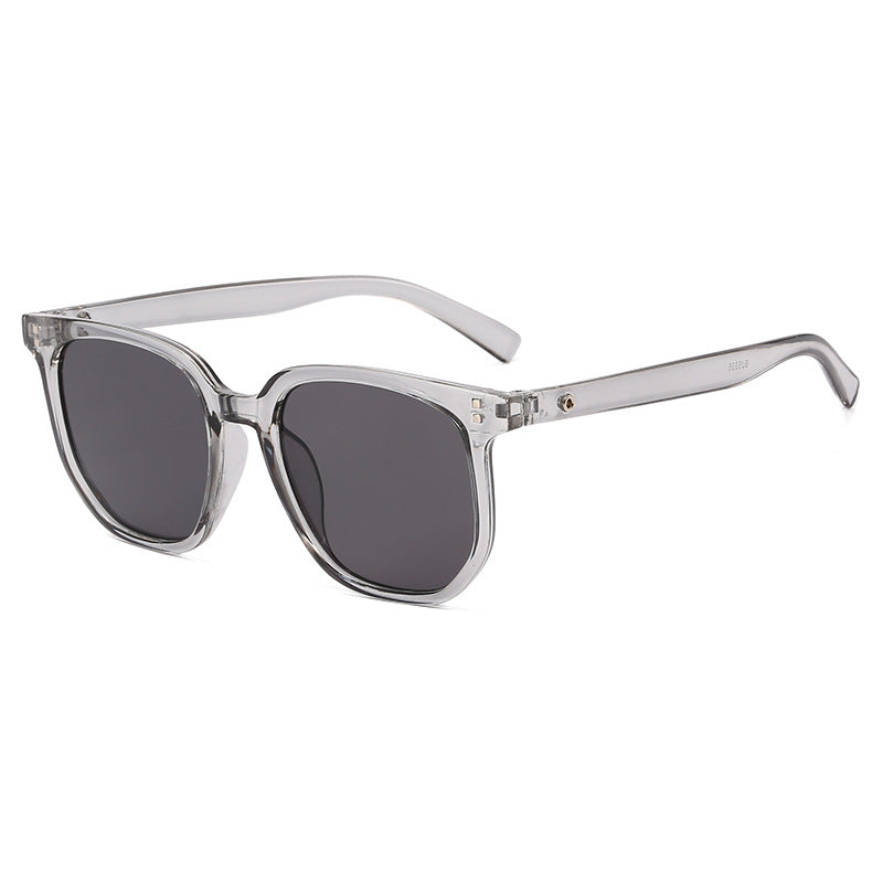 Damen trendige quadratische Sonnenbrille mit robustem Kunststoffrahmen Brehn
