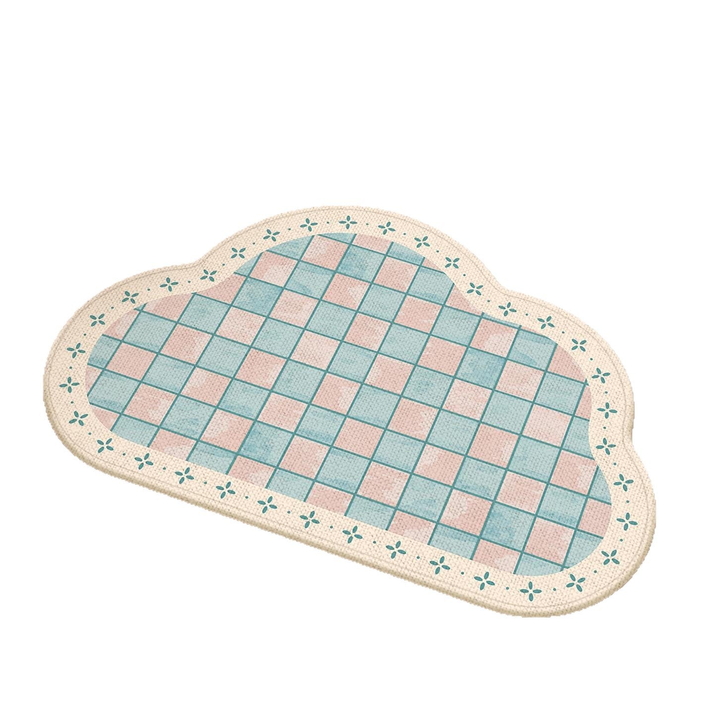 Absorbierend Floral Prägung Badmatte Brehn