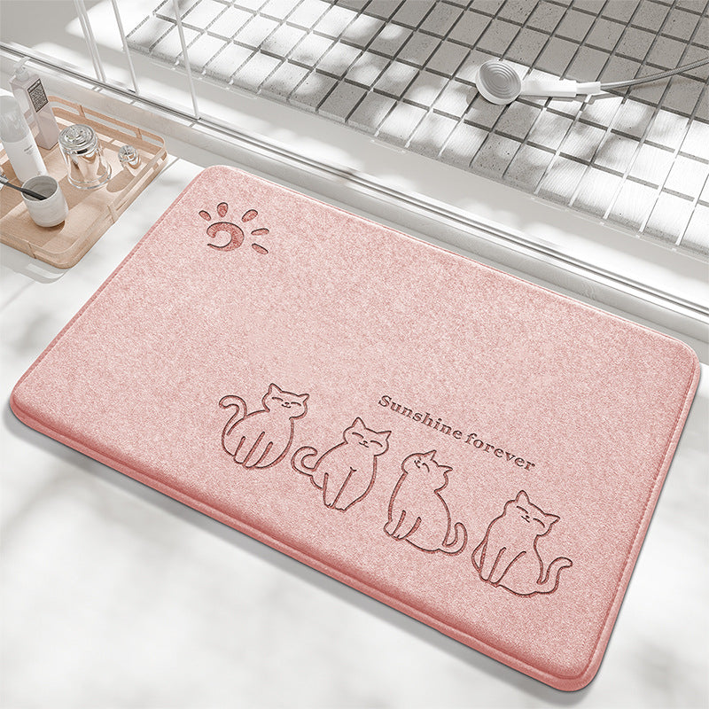 Verspieltes Bunny Design Badematte Brehn