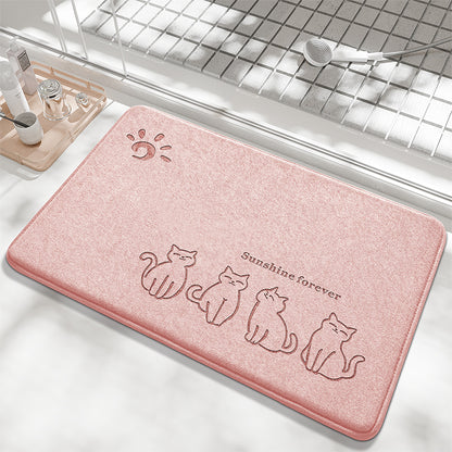 Verspieltes Bunny Design Badematte Brehn