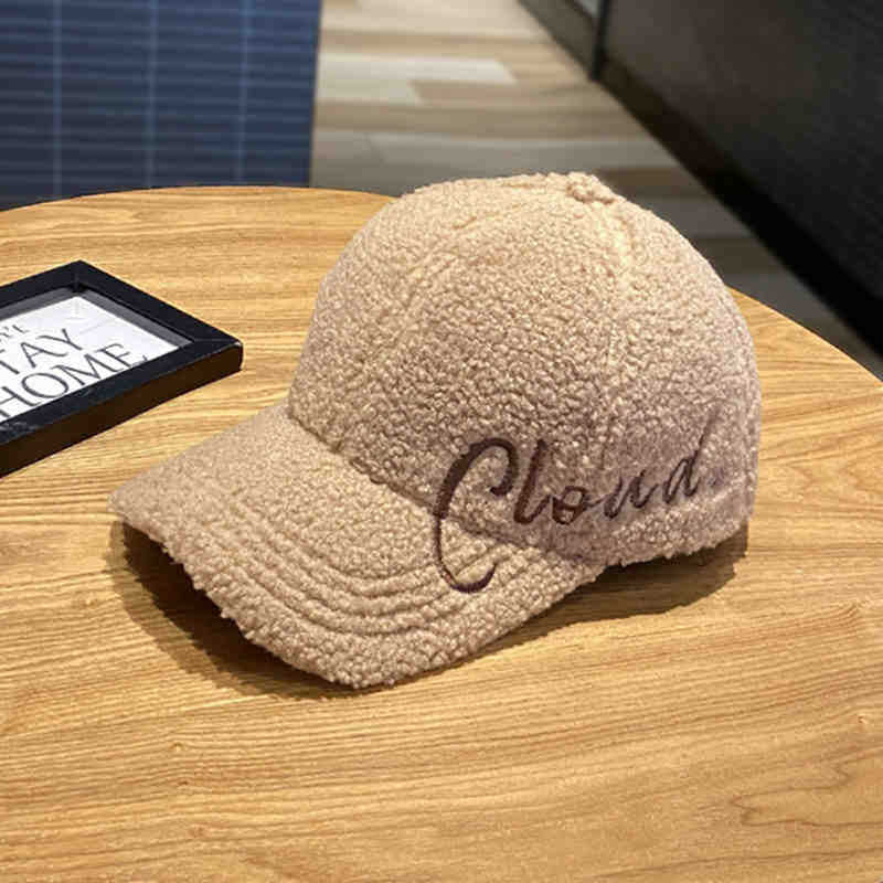 Damen Fluffy Texturierte Baseballmütze Brehn