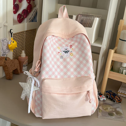 Spaß gemusterter Schulrucksack