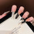 Elegante Stiletto Press-On Nagelverlängerungen Brehn