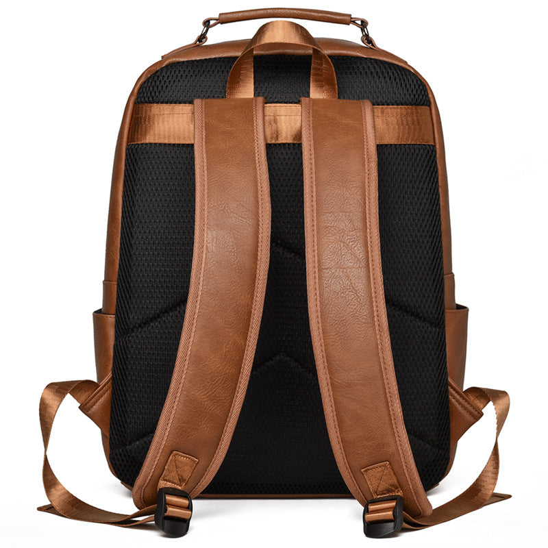 Stylischer Leder-Rucksack Brehn