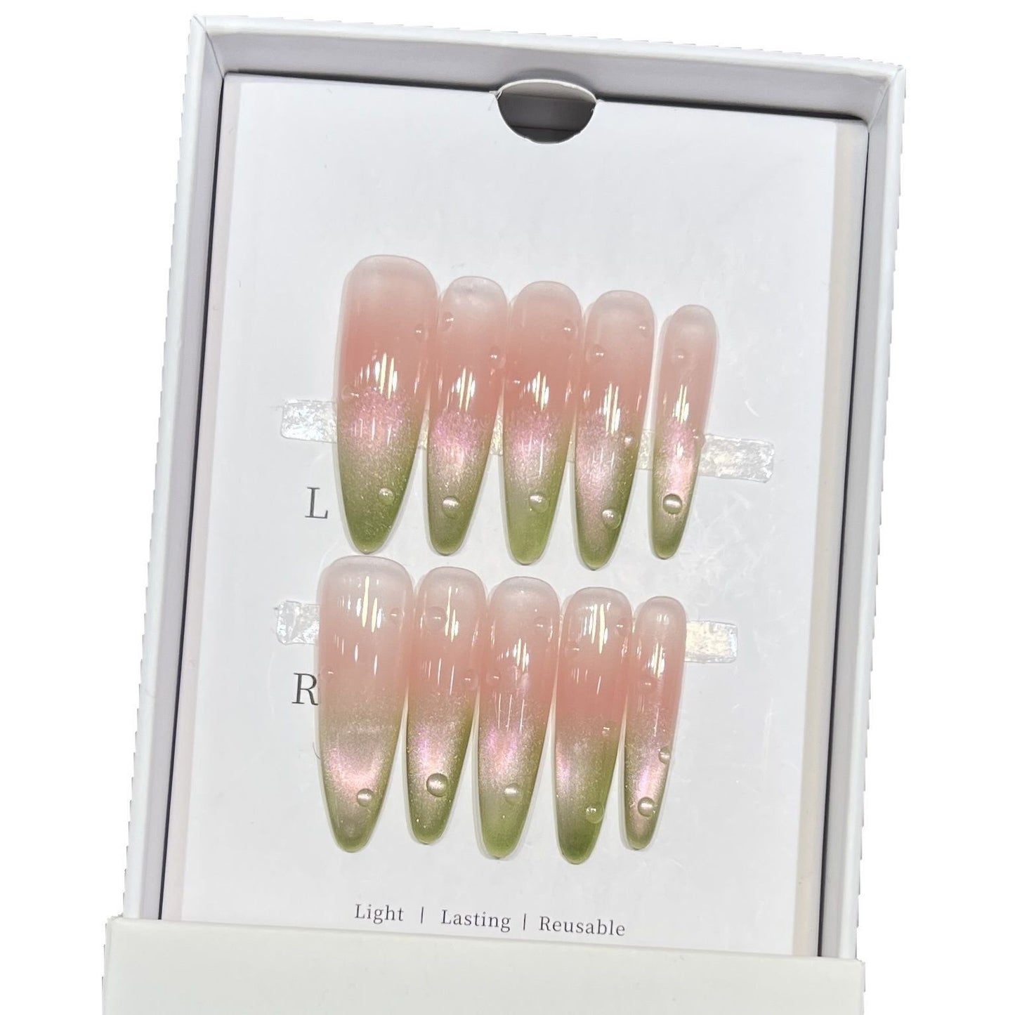 Stiletto Ombre Press-On Nail Set Brehn