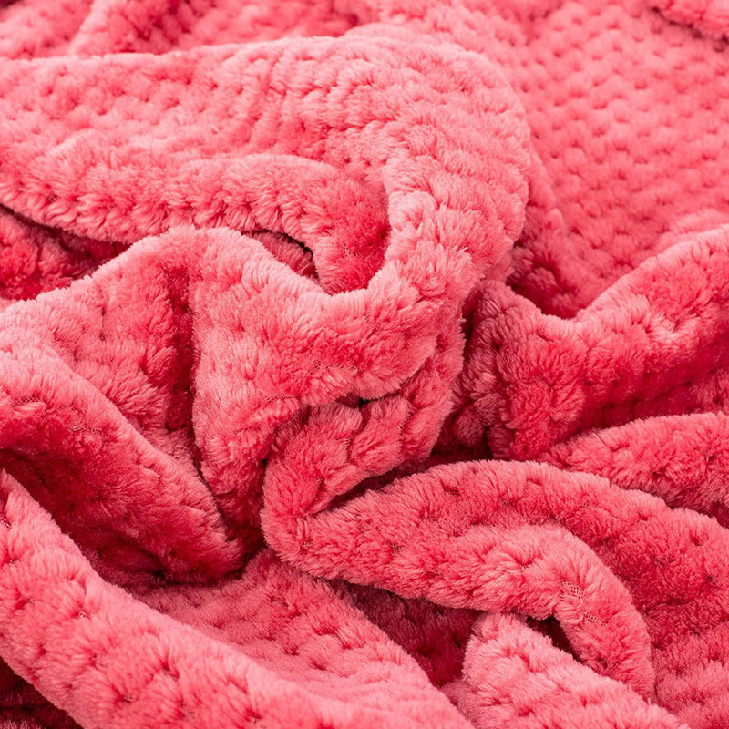Damen Kuschelige Mikrofaserdecke Brehn