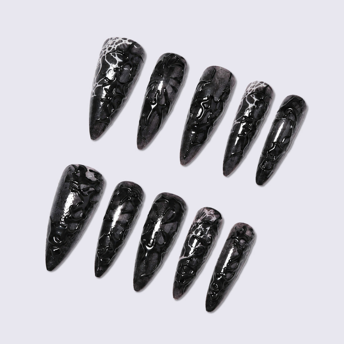 Künstlerische Acryl-Nagelspitzen Brehn