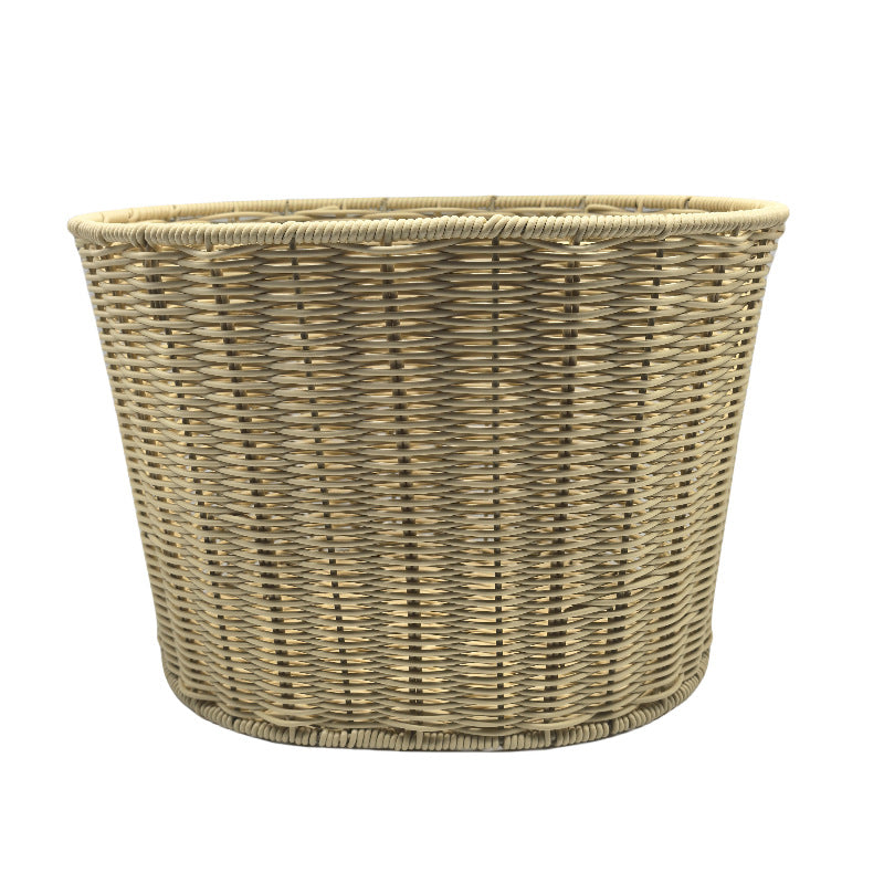 gewebter Rattan-Vorderradkorb mit universeller Lenkerbefestigung Brehn