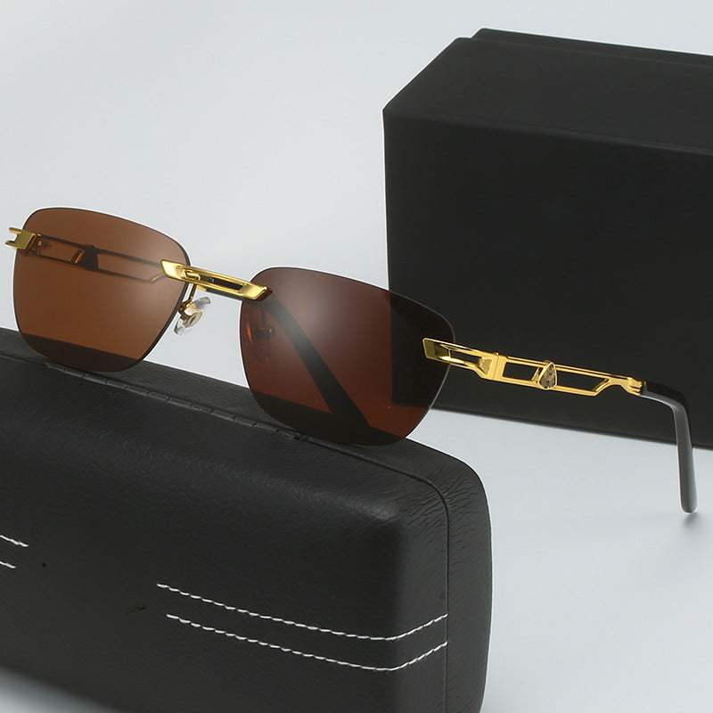 Damen Designer Sonnenbrille mit elegantem Metallrahmen Brehn