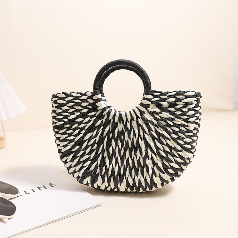 Geflochtene Korbtasche mit Einzigartigem Design Brehn