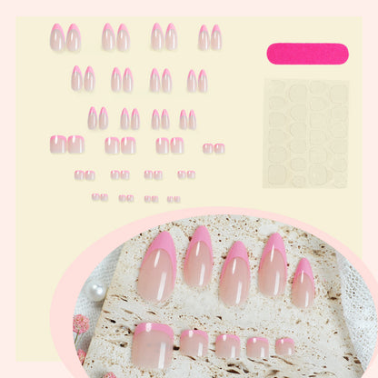 Premium Press-On Nagelset mit Ombre-Design Brehn