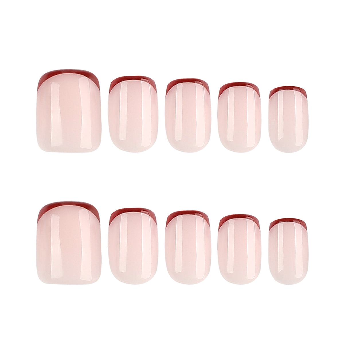 Elegante und stilvolle Nagelkunst mit schmalen farbigen Akzenten Brehn
