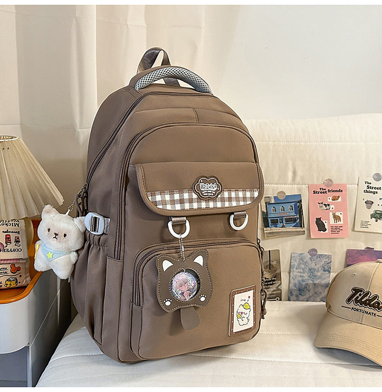 Niedlicher Charakterdesign Utility Schulrucksack