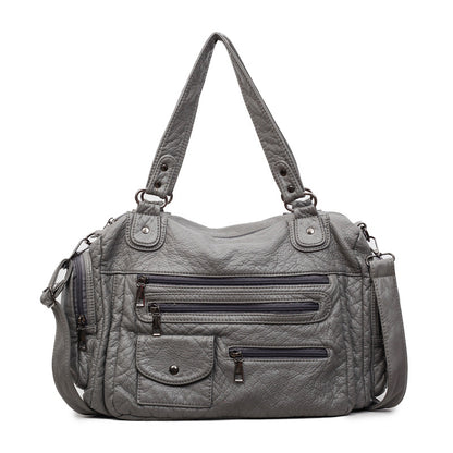 Multi-Reißverschluss-Handtasche