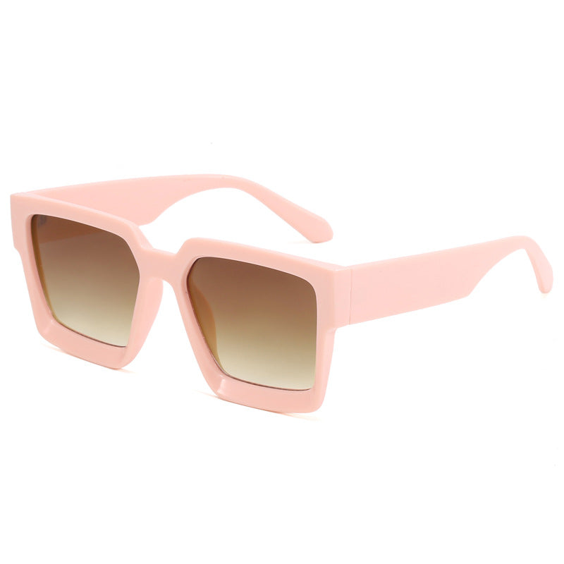 Damen Oversized Sonnenbrille mit modischem Transparentrahmen Brehn