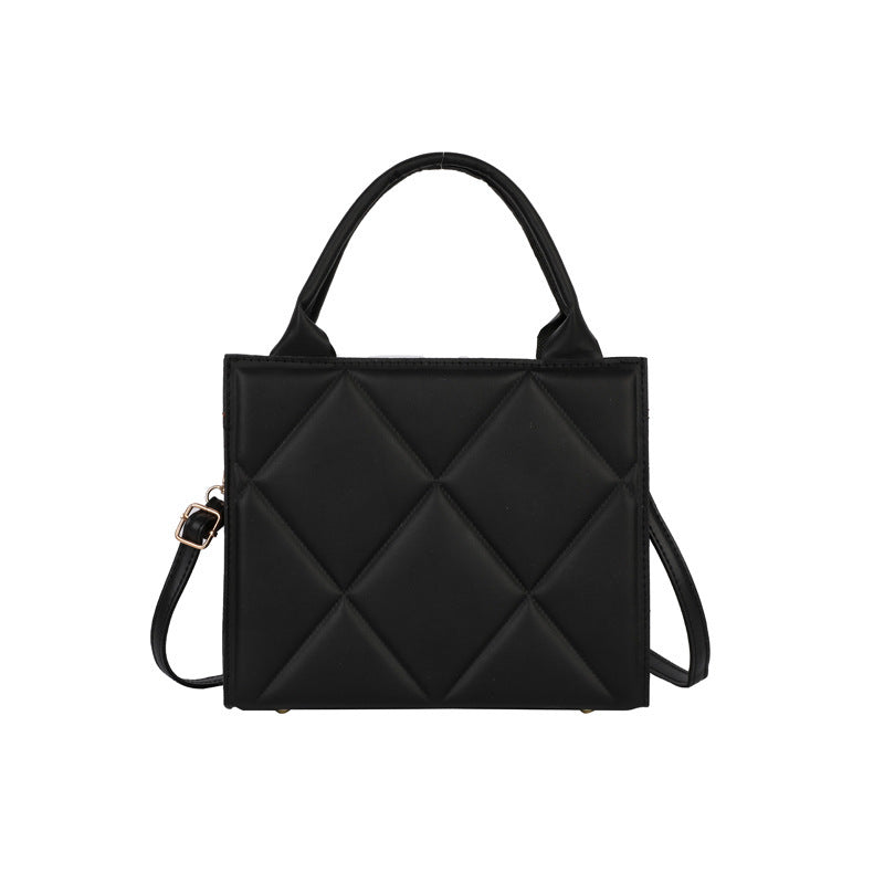 Gestepptes Leder Schulterhandtasche Brehn