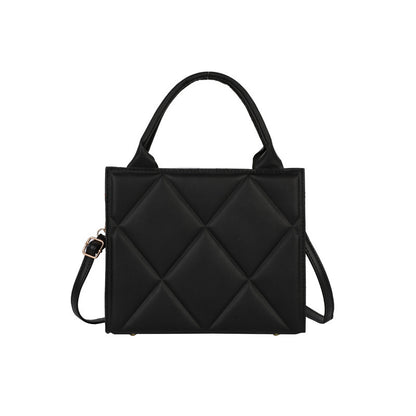 Gestepptes Leder Schulterhandtasche Brehn