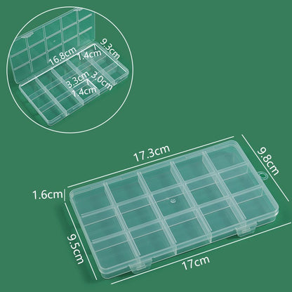 Multi-Kompartiment Bastelbedarf Box Brehn